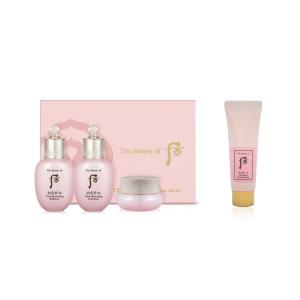 Набор образцов Gucheng Xiangshui из 3 флаконов 44мл+40мл водный очищающий лосьон увлажняющий The History Of Whoo