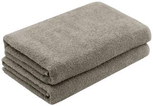 Банные полотенца Zollner 00000320 2er-Set, серо-коричневый