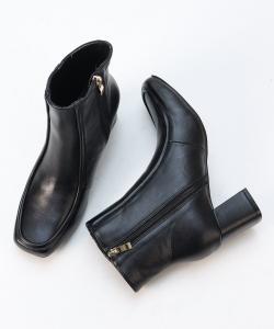 Платье на каблуке 6 см, офисная деловая одежда, ботинки, комплект 9155 Liberty Doll, цвет Black