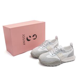 Повседневные туфли женские низкие серые JOSINY, Gray