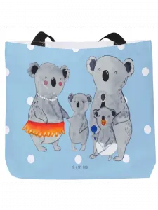 Шоппер Mr. & Mrs. Panda, цвет blau pastell