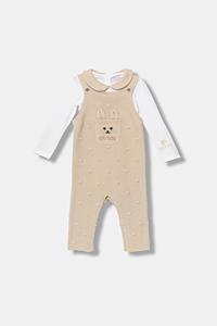 Комплект из 2 хлопковых детских вещей Guess, бежевый