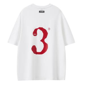 PAKA Футболка унисекс, Белый Черный (7)