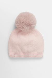 Детская шерстяная шапка MADS II Jamiks, розовый