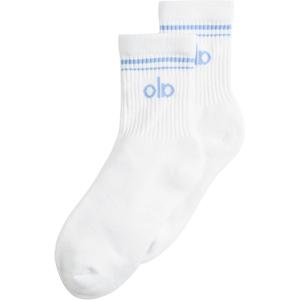 Низкие носки унисекс 1 упаковка Alo Yoga, белый/Shell синий/белый/Seashell синий