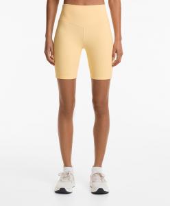 Байкерские леггинсы с высокой посадкой 20 см из полиамидного хлопка Handfeel Oysho, цвет Soft Yellow