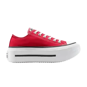 Кроссовки Converse Chuck Taylor All Star Lift Double Stack Platform Low 'Red', красный