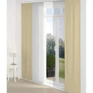 Карниз Schiebegardine Natur на панельной тележке, 1 шт., включая монтажные аксессуары Wirth, серо-коричневый