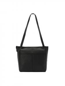 Наплечная сумка VLD VOi Leather Design Hirsch Quila Schultertasche Leder 29 cm, черный