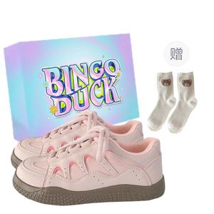 Обувь для скейтбординга женская BINGO DUCK, Pink+Exclusive Shoe Box+Gift Socks