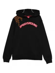 Хлопковое худи sprayground kid, черный
