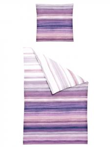 Постельное белье JACK 2 tlg Seersucker 135x200cm Streifen, фиолетовый