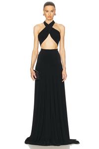 Платье Convertible Gown Norma Kamali, Black