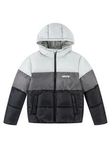 Levi's Kids Стеганая куртка черного/серого/белого цвета