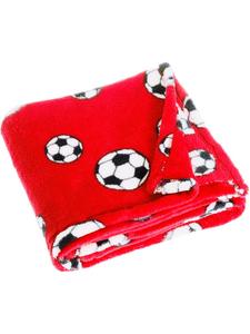 Красное футбольное флисовое одеяло Playshoes