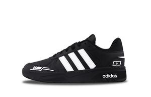 Нескользящие, износостойкие, легкие низкие кроссовки для скейтбординга Courtbeat, унисекс, черные Adidas Neo, Black