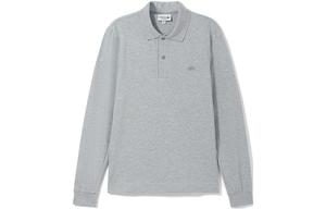 Футболка поло мужская серая/CCA LACOSTE