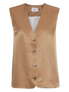 Утепленный жилет MOSS COPENHAGEN, светло-коричневый