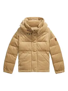 Трансформируемая вельветовая куртка-пуховик POLO RALPH LAUREN KIDS, коричневый