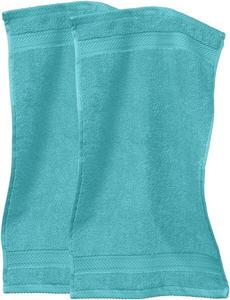 Гостевое полотенце Erwin Müller 2er-Pack 1166, 30x1x50 см, бирюзовый