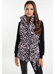 Faina Жилет сиренево-черного цвета