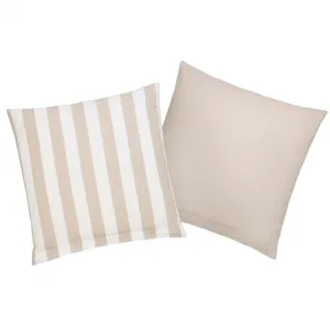 Наволочка Greta с двусторонним дизайном, сертифицированная OEKO-TEX и Made in Green Andas, бежевый