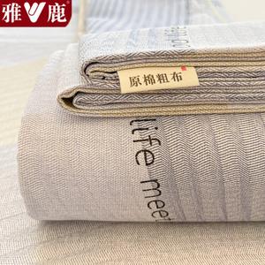 Yalu Простыня 120х230 см из грубого хлопкового льна, утолщенная