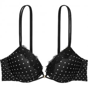 Victoria's Secret Женский бюстгальтер Black Polka Dot