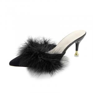 Dragon Dance Тонкие каблуки на шпильке женские черные 8 см, цвет Black 8cm