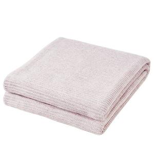 Плед twentyfour Coco, 200 см, светло-розовый