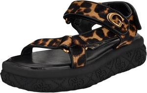 GUESS Women's Lanara сандалии, Black/Leopard 211