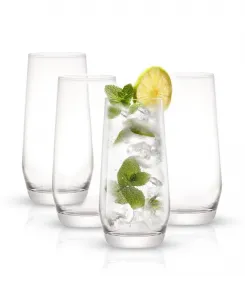 Набор из 4 бокалов для коктейлей «Гвен» Joyjolt, прозрачный