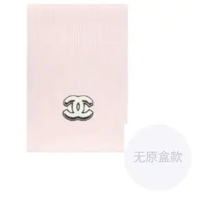 CHANEL Вязаный шарф унисекс розовый