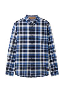 Повседневная рубашка стандартного кроя с длинным рукавом и воротником на пуговицах Tom Tailor, белый