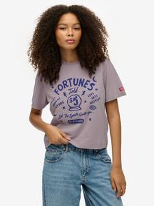 Футболка Relaxed Roadside Trade Superdry, Brassica Lilac