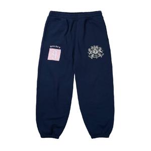 FW25 CREST JOGGER Логотип Вязаные Спортивные Штаны Unisex PALACE, marine синий
