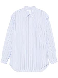 Comme Des Garçons Shirt полосатая рубашка, синий