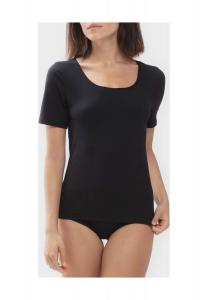 Органическая майка, с короткими рукавами, для женщин mey, черный