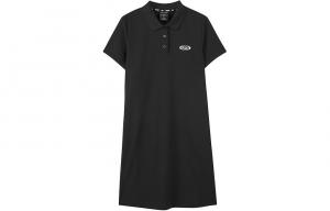 Футболка с коротким рукавом SS24 Женская Carbon Black Skechers, Carbon Black/0018