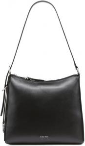 Сумка через плечо Calvin Klein Mandy Top на молнии, Black/Silver