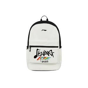 LINING Полиэстеровый рюкзак обычный унисекс черно-белый, Black White