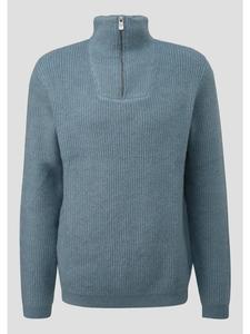 Вязаный свитер цвета 62W0_пастельно-бирюзовый QS