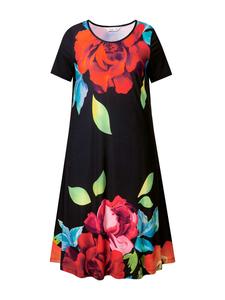 Платье до колена MIAMODA, черный