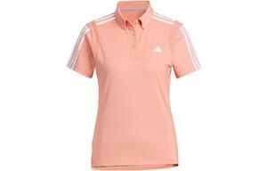 Adidas Футболка-поло женская Earth Umber с воротником-поло, умеренно прямого кроя