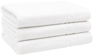 Полотенца для душа набор  Zollner, белый