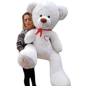 Большой плюшевый мишка XXL 160см - ВСЕ БЕЛЫЙ Odol-Plusz