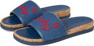 Сандалии Lucky Brand Dylina Woven Band Sandals, цвет Light Wash