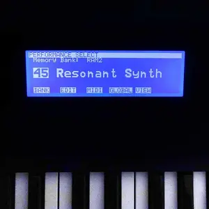 Синий ЖК-дисплей для Korg Wavestation с комплектом кабелей Synth-Parts