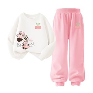 Детская повседневная спортивная одежда Disney, белый