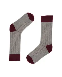 Гладкие короткие носки среднего серого цвета NAIVE, темно-серый